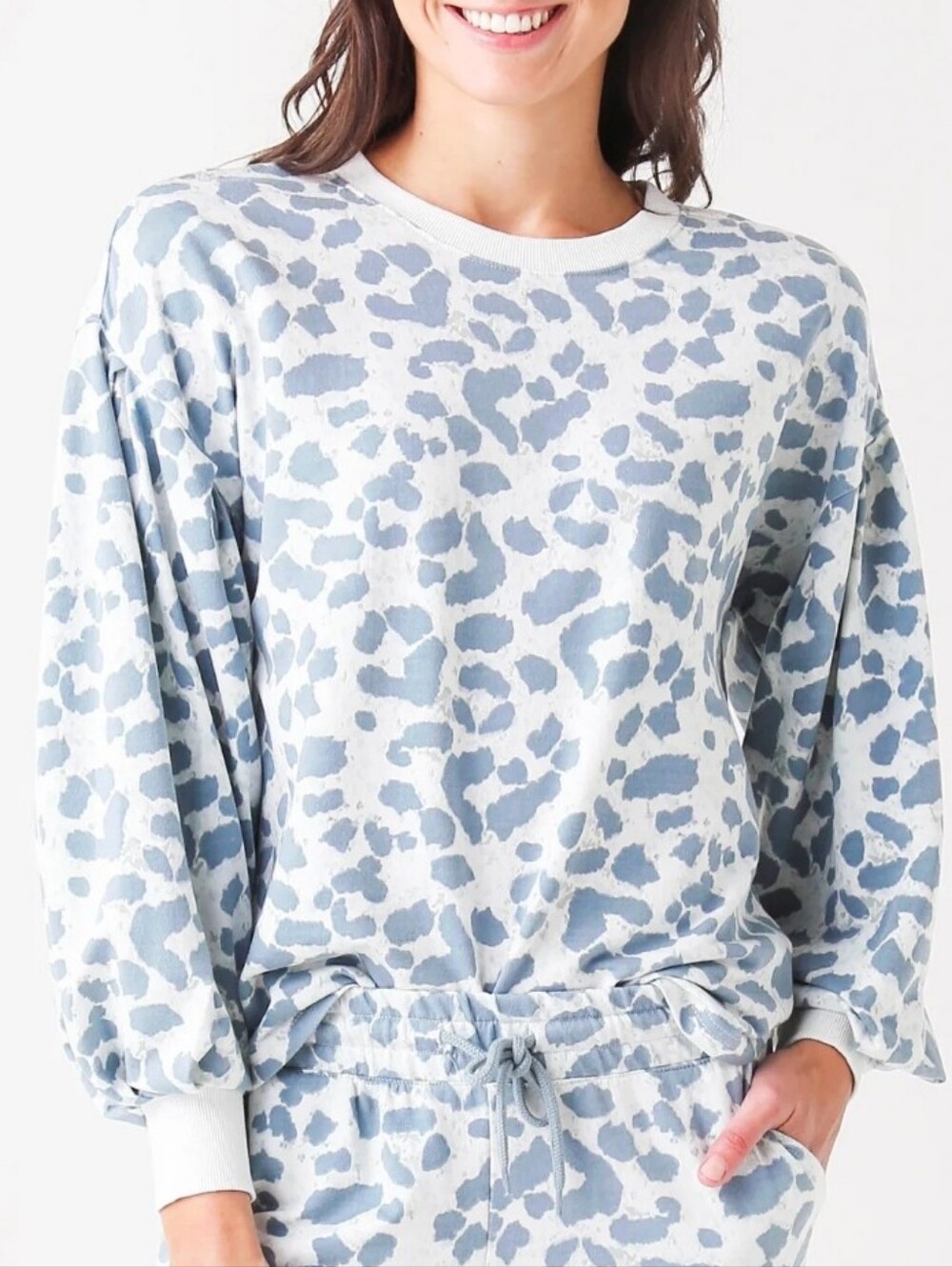 Z SUPPLY Women's Ulla Wildcat Pullover Lightweight Sweatshirt Size Large
